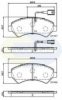 COMLINE CBP12225 Brake Pad Set, disc brake